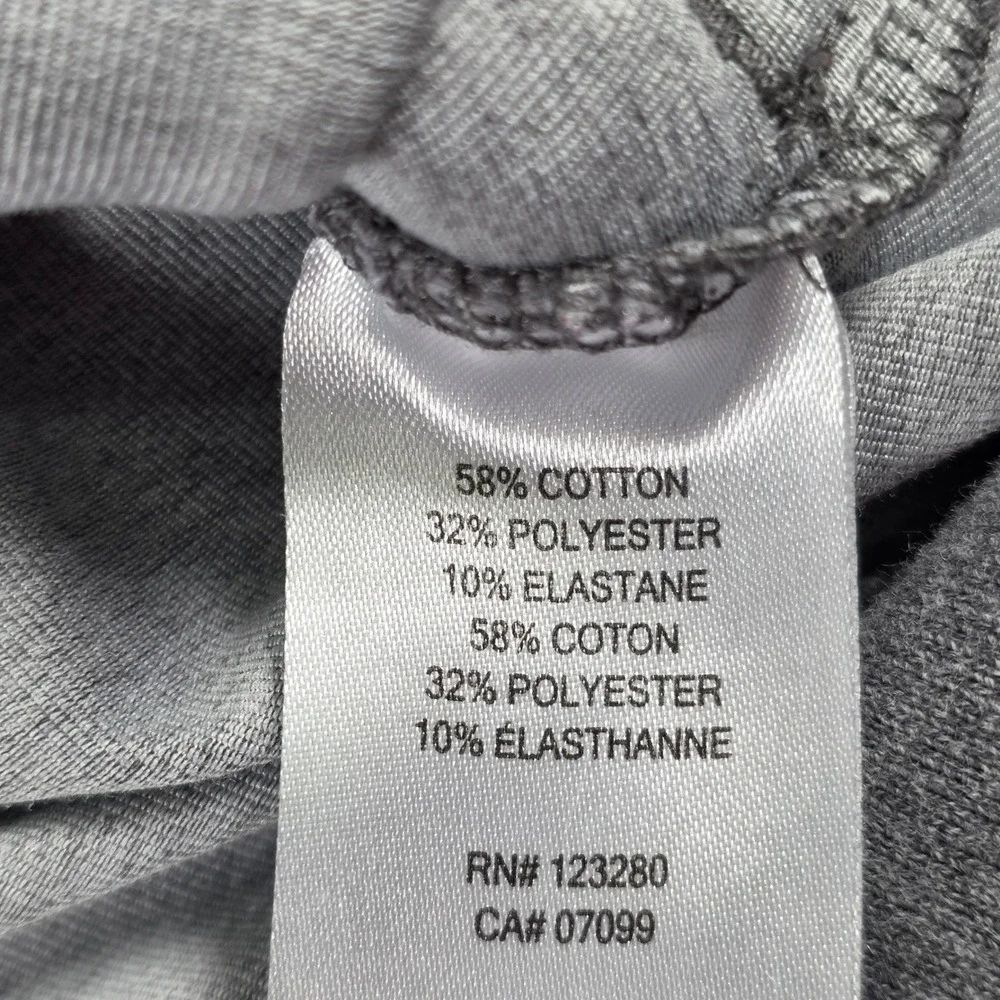 TravisMathew Mens Large Heather Grey Quarter Zip Long Sleeve Pullover Golf Fall